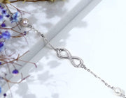 14K Gold Infinity Charm Bracelet