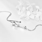 Sterling Silver Abalone Shell Memorial Urn Bracelet