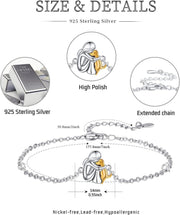 Sterling Silver & Gold Adjustable Bracelet