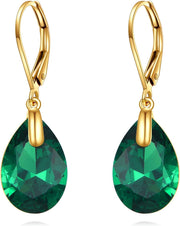 14K Gold Birthstone Earrings