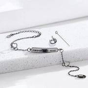 Gold & Sterling Silver Forever in My Heart Urn Bracelet