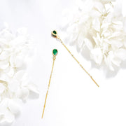 14K Gold Infinity Earrings