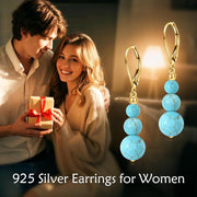 14K Gold Knight Templar Shield Pendant Earrings