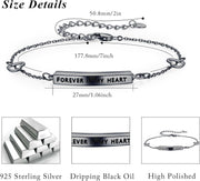 Gold & Sterling Silver Forever in My Heart Urn Bracelet