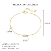 Sterling Silver Geometric Teardrop Bracelet