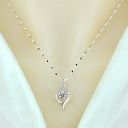 Sterling Silver Gold-plated Rose Gold Necklace